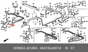 Деталь 46410SD4014 HONDA