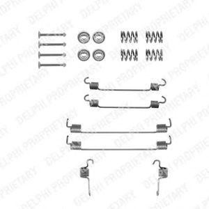 Комплектующие, тормозная колодка LY1268 DELPHI