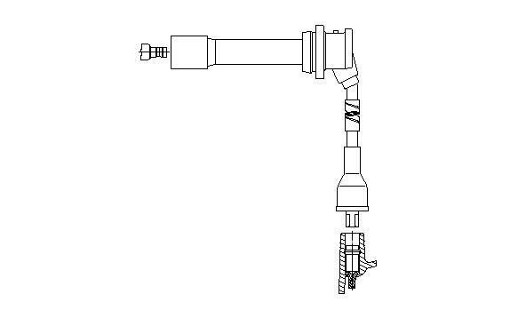 Провод зажигания 6A66E58 BREMI