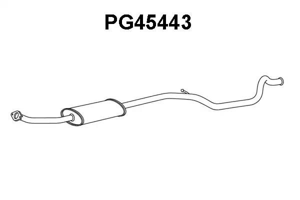 Предглушитель выхлопных газов PG45443 VENEPORTE
