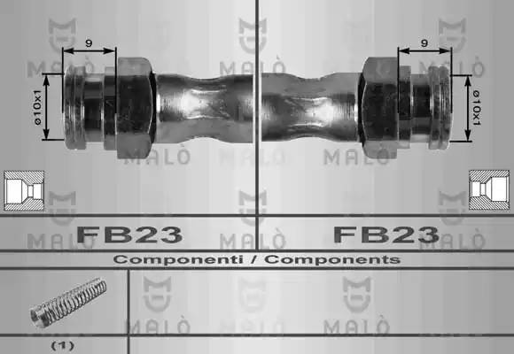 Тормозной шланг 8626 MALO