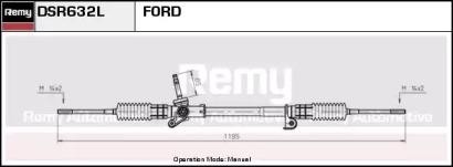 Рулевой механизм DSR632L DELCO REMY