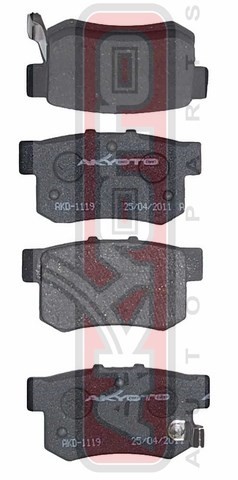 Колодки тормозные дисковые AKD-1119 AKYOTO