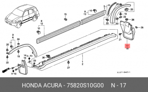 Деталь 75820S10G00 HONDA