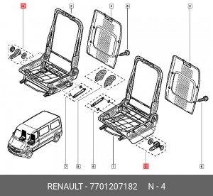 Деталь 7701207182 RENAULT
