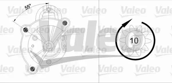 Стартер 455960 VALEO PHC