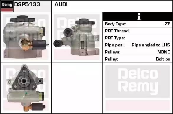 Гидравлический насос, рулевое управление DSP5133 DELCO REMY