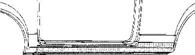 Накладка порога 581002 VAN WEZEL