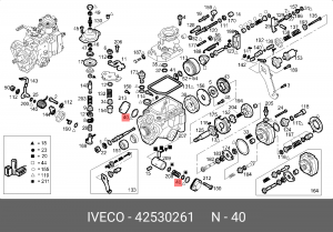 Прокладка 42530261 IVECO