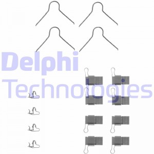 Комплектующие, колодки дискового тормоза LX0131 DELPHI
