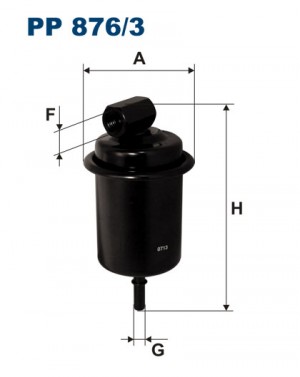 Фильтр топливный PP8763 FILTRON