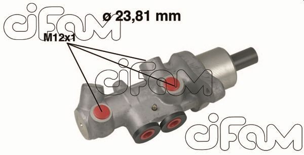 Главный тормозной цилиндр 202-536 CIFAM