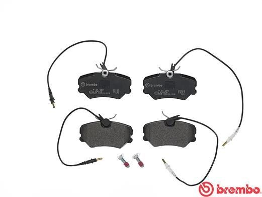 Комплект тормозных колодок, диско P61050 BREMBO