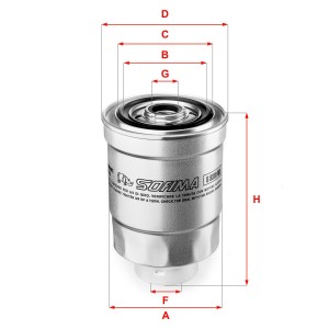 Фильтр топливный S9310NR SOFIMA