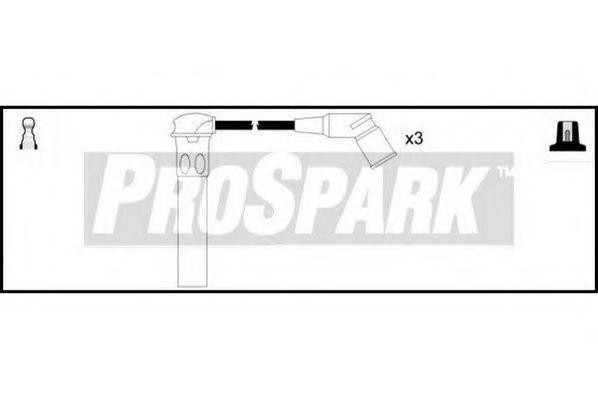 Ккомплект проводов зажигания OES851 STANDARD