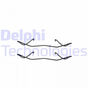 Комплектующие, колодки дискового тормоза LX0236 DELPHI