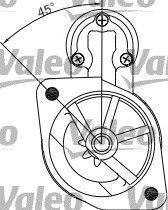 Стартер 455881 VALEO PHC