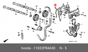 Деталь 11832PR4A00 HONDA