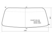 Стекло ветровое COUNTY99LFW XINYI