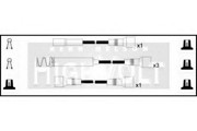 Ккомплект проводов зажигания OEF041 STANDARD