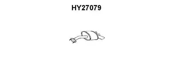 Глушитель выхлопных газов конечный HY27079 VENEPORTE