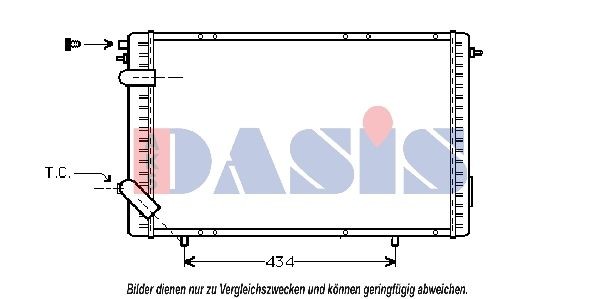 Испаритель, кондиционер 820209N AKS DASIS
