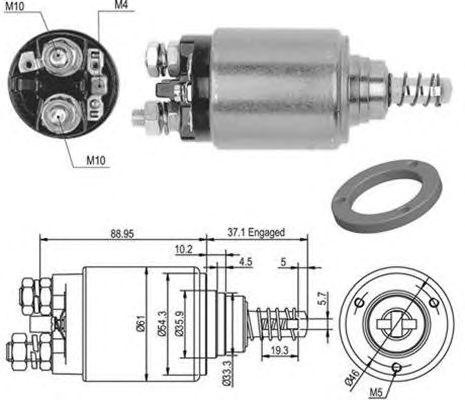 Тяговое реле, стартер 940113050478 MAGNETI MARELLI
