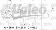 Генератор 437206 VALEO PHC