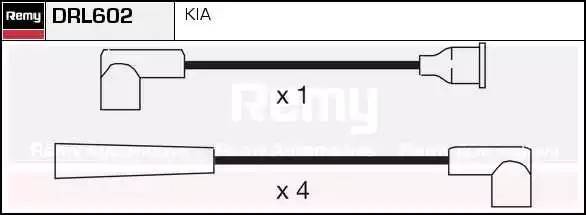 Ккомплект проводов зажигания DRL602 DELCO REMY