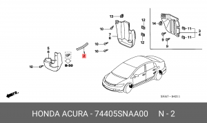 Деталь 74405SNAA00 HONDA