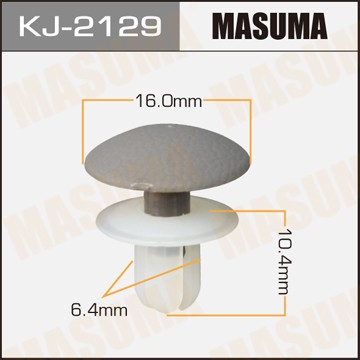 Клипса крепежная KJ2129 MASUMA