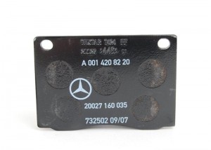 Колодки тормозные дисковые A0014208220 MERCEDES BENZ