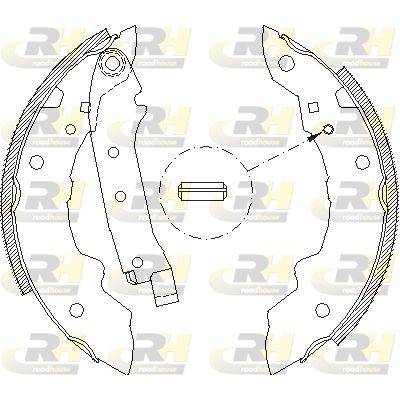 Комплект тормозных колодок 4036.01 ROADHOUSE