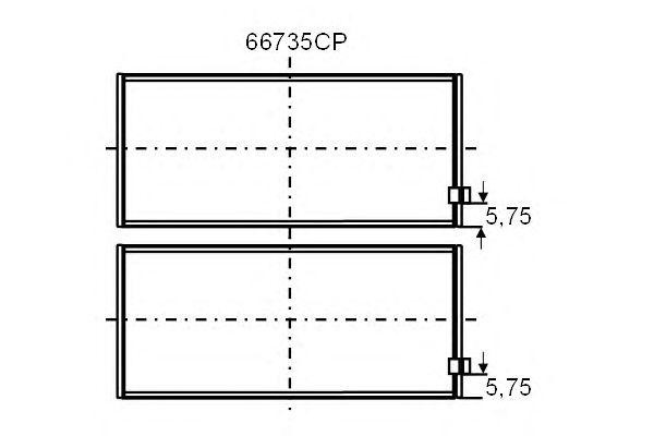 Подшипник 66735CP GLYCO