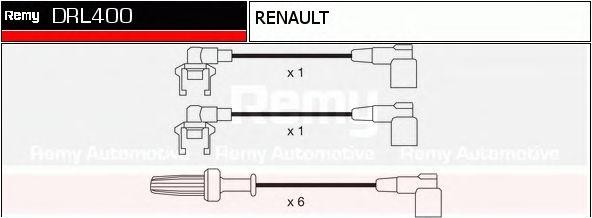 Ккомплект проводов зажигания DRL400 DELCO REMY