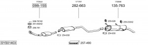 Выпускной трубопровод 330991 BOSAL