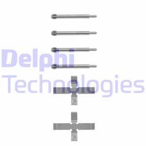 Комплектующие, колодки дискового тормоза LX0039 DELPHI