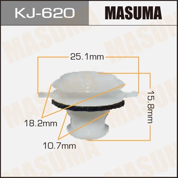 Клипса крепежная KJ620 MASUMA