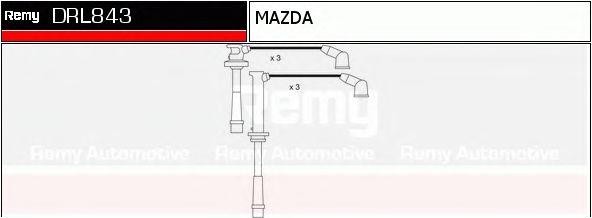 Ккомплект проводов зажигания DRL843 DELCO REMY