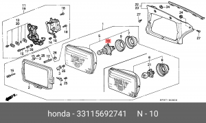 Лампа 33115692741 HONDA