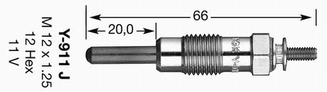 Свеча накаливания 4290 NGK NTK