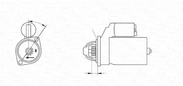 Стартер 943241102010 MAGNETI MARELLI