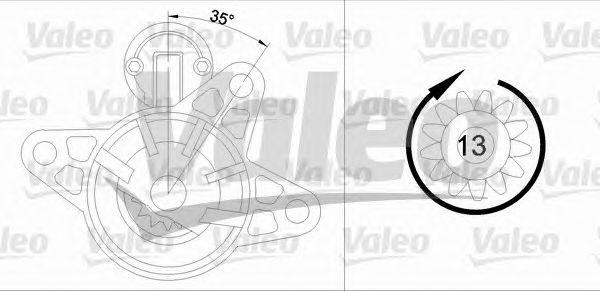 Стартер 455895 VALEO PHC