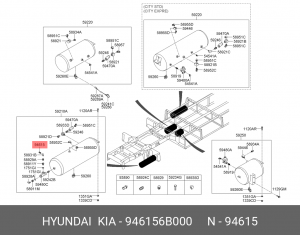 Деталь 946156B000 HYUNDAI KIA