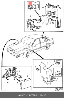 Реле 1347896 VOLVO