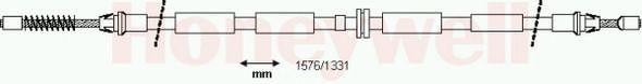 Трос, стояночная тормозная система 432666B BENDIX JURID