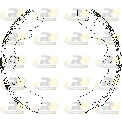 Комплект тормозных колодок 432200 ROADHOUSE