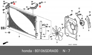 Деталь 80106SDRA00 HONDA
