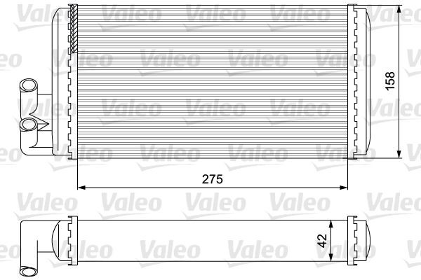 Радиатор отопителя 812068 VALEO PHC