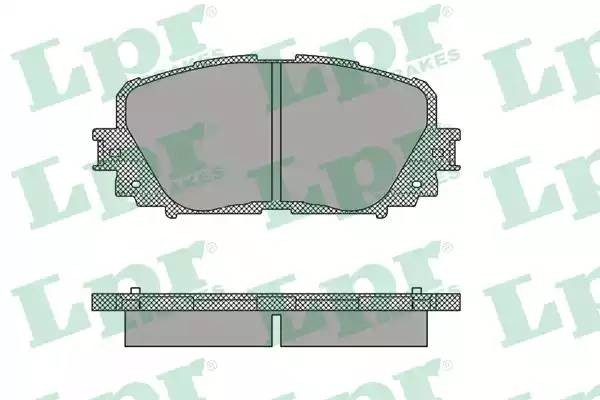 Колодки тормозные дисковые 05P1459 LPR